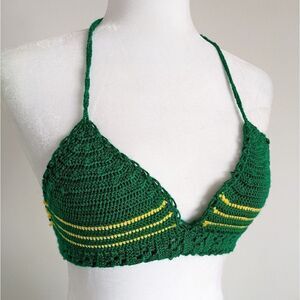 Handmade Crochet Top String Bikini Crop Top
